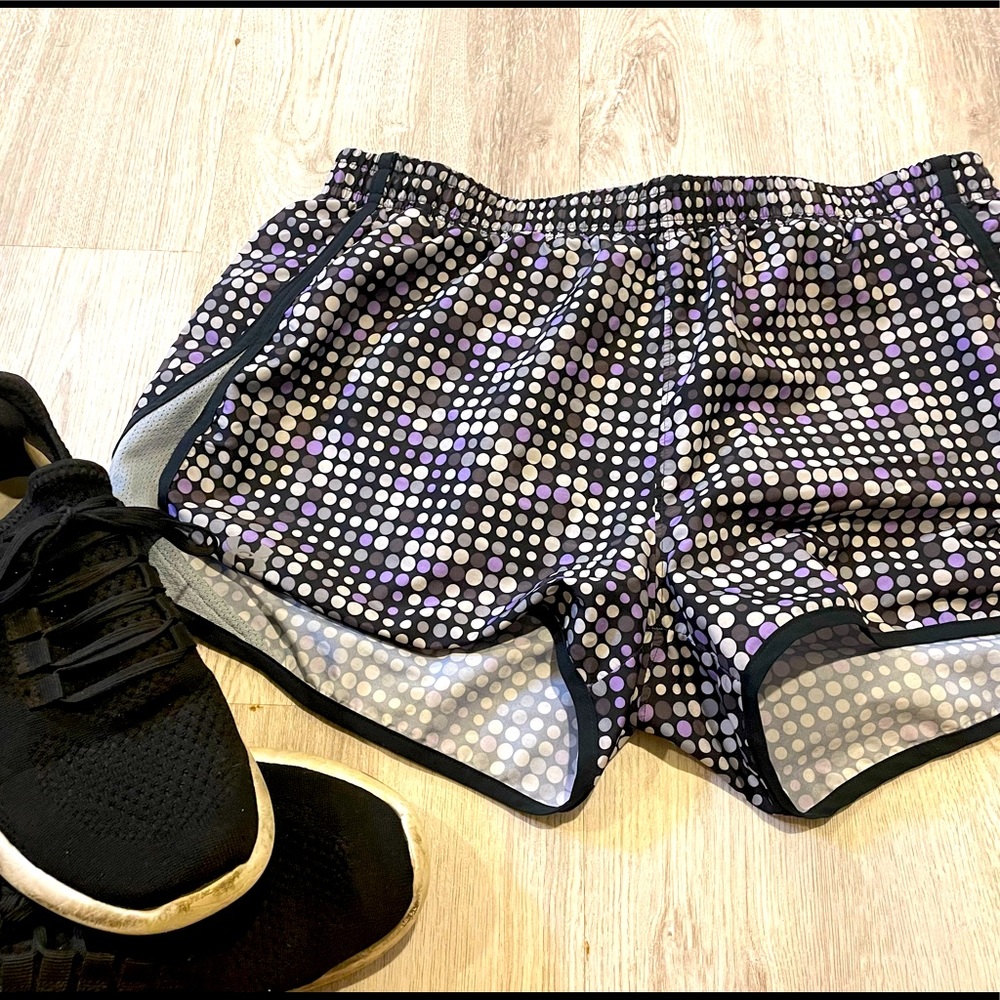 Under armour polka dot shorts